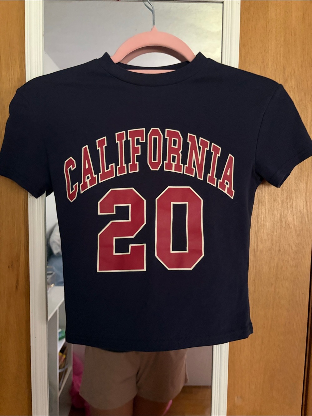 Edikted Navy 'California 20' Graphic Tee